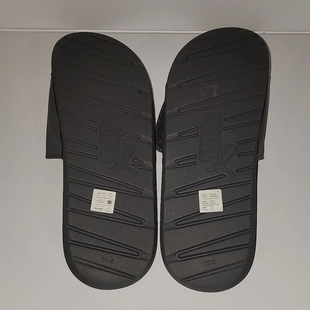 PUMA Men's Gray Slide Sandals Never Worn